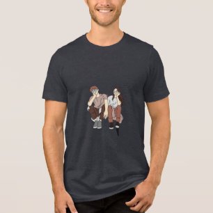 Löwenmähne Vintage Grafik T-Shirt Tri-Blend Shirt