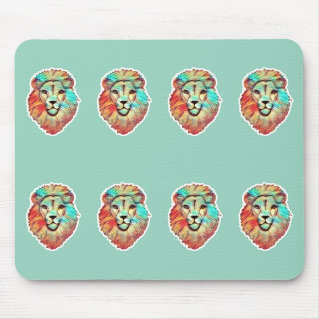 Löwenmatte Mousepad (Vorne)