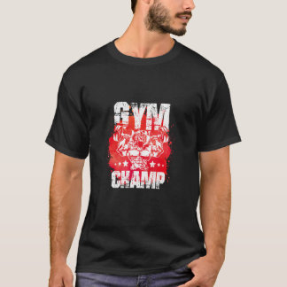Löwenmuskeln Bodybuilding Gym Fitness Workout Cham T-Shirt