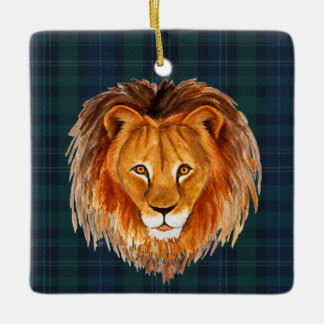 Löwenornament Keramikornament