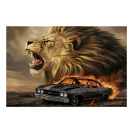 Löwenposter 06 poster