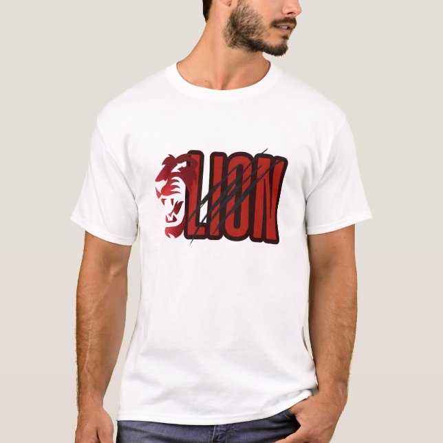 Löwenrad: Ein Vintages Design T-Shirt (Vorderseite)