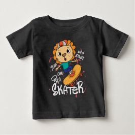 Löwenskateboard Baby T-shirt