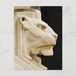 Löwenstatue in Nottingham Postkarte