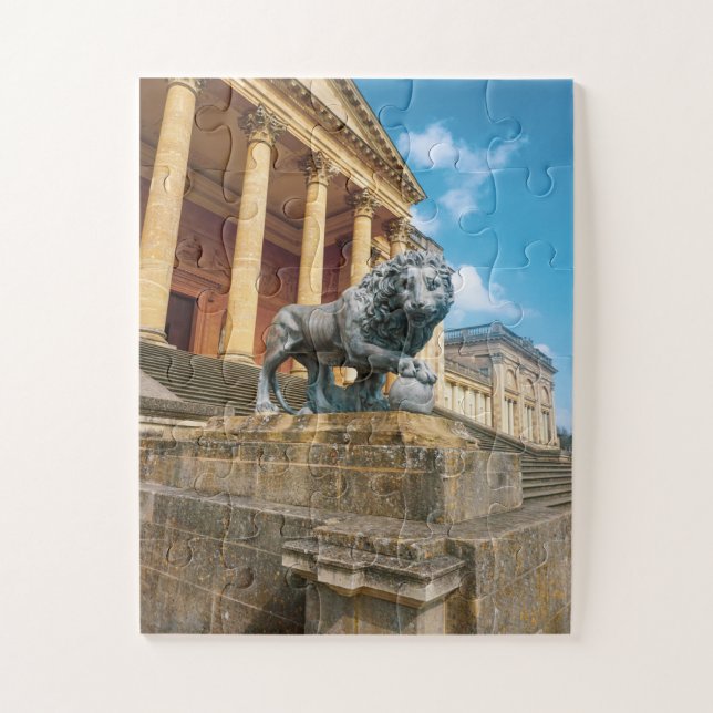 Löwenstatue Puzzle (Vertikal)