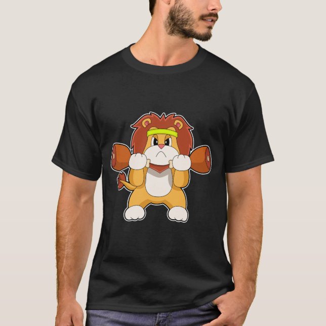 Löwenstrahtraining Dumbells T-Shirt (Vorderseite)