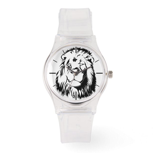 Löwentribal 002 armbanduhr (Vorderseite)
