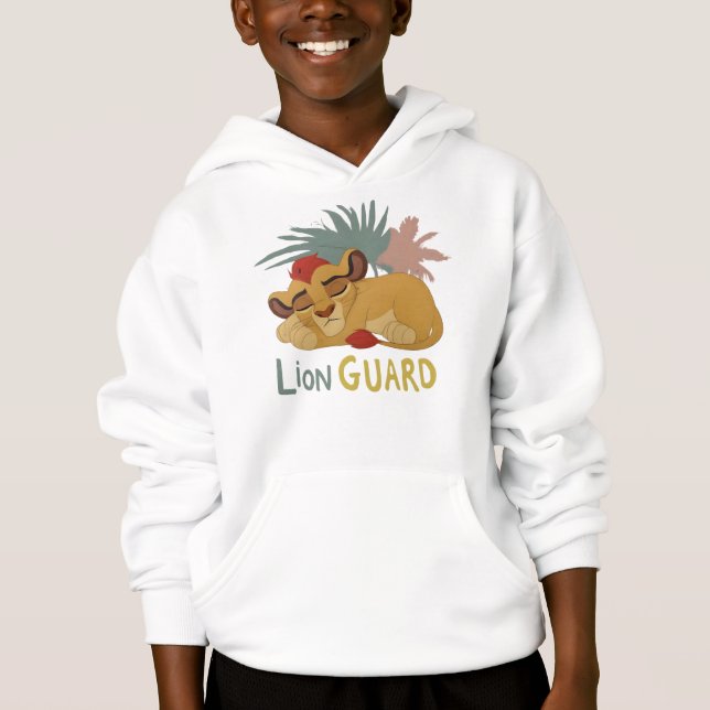 Löwenwächter Kinderhemden, Löwenwächter Kindergart Hoodie (Vorderseite)