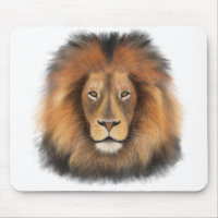 Löwenwasserfarbe Leo Königssafari-Urwaldkatze