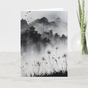 Löwenzahn - Aquarellblumen Karte