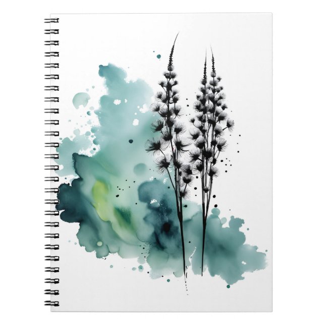 Löwenzahn - Aquarellblumen Notizblock (Vorderseite)
