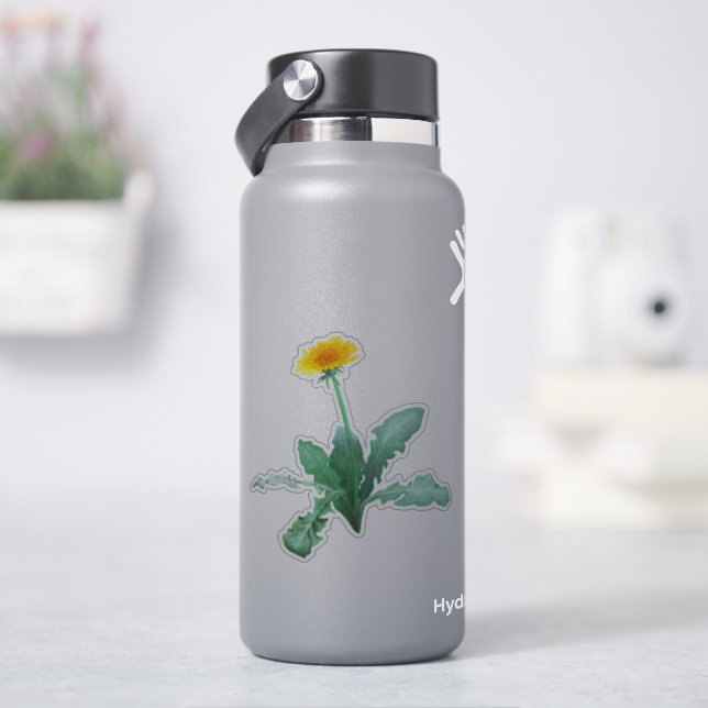 Löwenzahn-Aufkleber Aufkleber (HydroFlask)