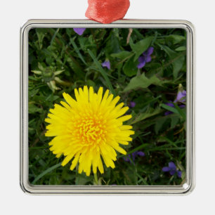 Löwenzahn-Blume Ornament Aus Metall