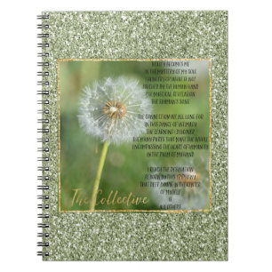 Löwenzahn-Blumen-Kollektivgedicht (von mir geschri Notizblock