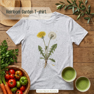 Löwenzahn Botanische Illustration Tri-Blend Shirt