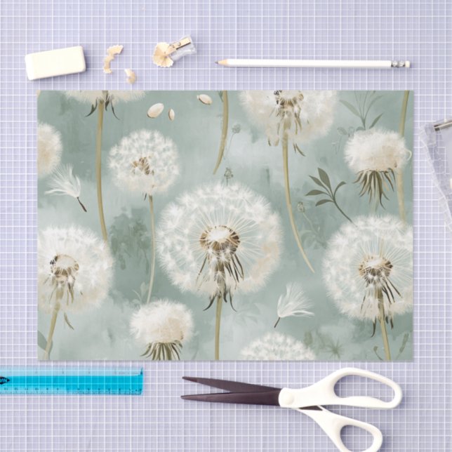 Löwenzahn Design Serie #14 Seidenpapier (Handwerk)
