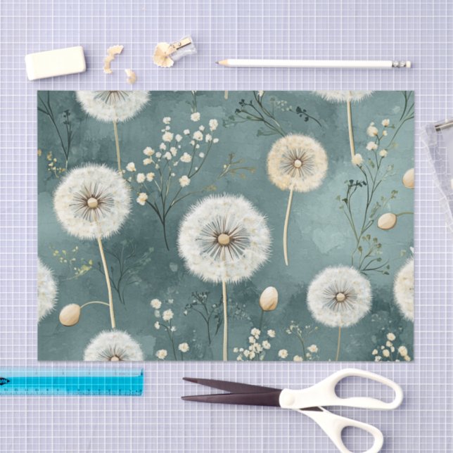 Löwenzahn Design Serie #16 Seidenpapier (Handwerk)