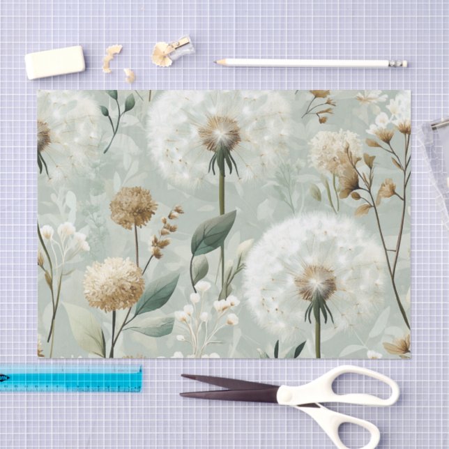Löwenzahn Design Serie #18 Seidenpapier (Handwerk)