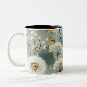 Löwenzahn-Design-Serie #3 Zweifarbige Tasse