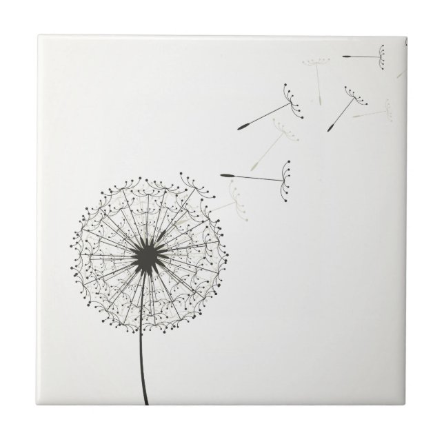 Löwenzahn Fliese (Vorderseite)