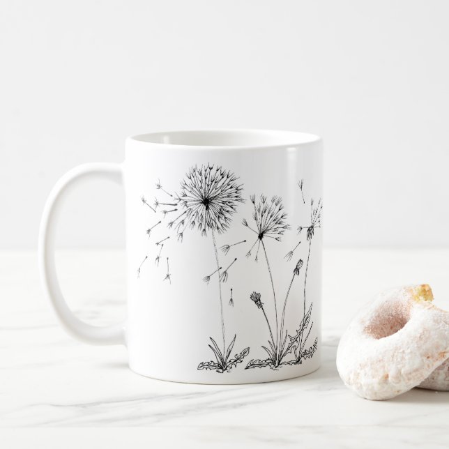 Löwenzahn Kaffeetasse (Mit Donut)