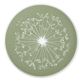 Löwenzahn-Keramik-Griff Keramikknauf