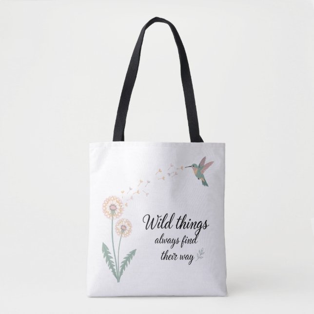 Löwenzahn Kolibri Inspirationsdesign (Vorderseite)