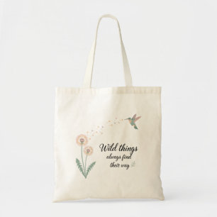 Löwenzahn Kolibri Inspirationsdesign Tragetasche