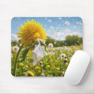 Löwenzahn niest auf einer Sommerwiese Mousepad