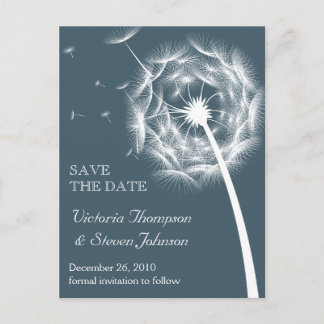 Löwenzahn Save-the-Date-Postkarte Ankündigungspostkarte