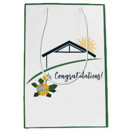 Löwenzahn Schmetterlinge Herzlichen Glückwunsch zu Mittlere Geschenktüte
