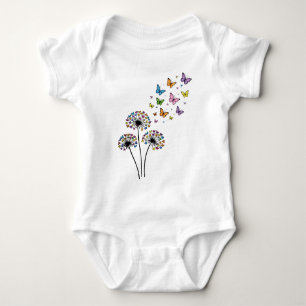 Löwenzahn Schmetterlingsblüte Baby Strampler