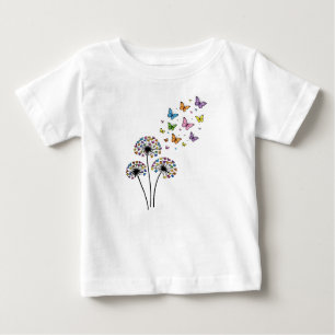 Löwenzahn Schmetterlingsblüte Baby T-shirt