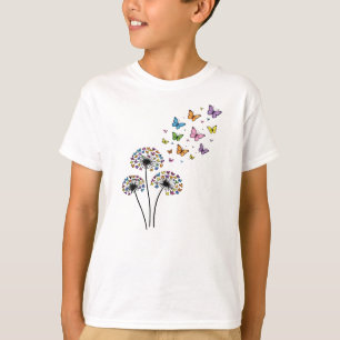 Löwenzahn Schmetterlingsblüte T-Shirt