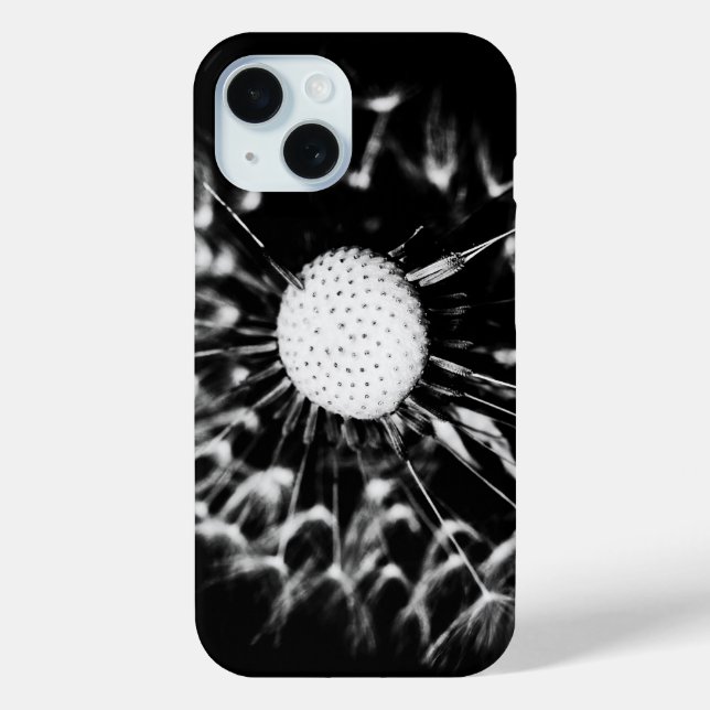 Löwenzahn schwarz Case-Mate iPhone hülle (Rückseite)