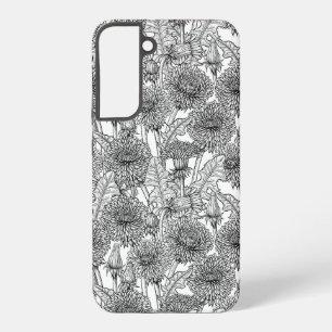 Löwenzahn, schwarz und weiß samsung galaxy hülle