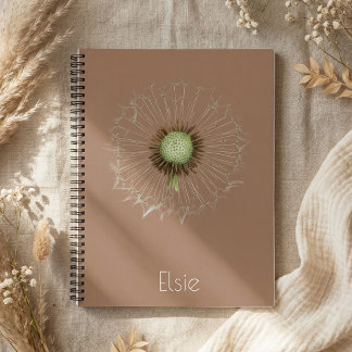 Löwenzahn-Spiralblock – Sanftes botanisches Design Notizbuch