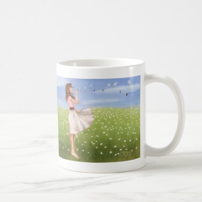 Löwenzahn-Tasse Kaffeetasse (Rechts)