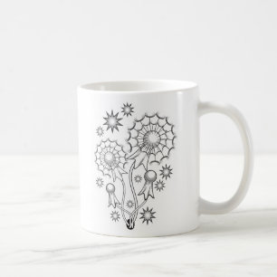 Löwenzahn-Tätowierungsdesign Tasse