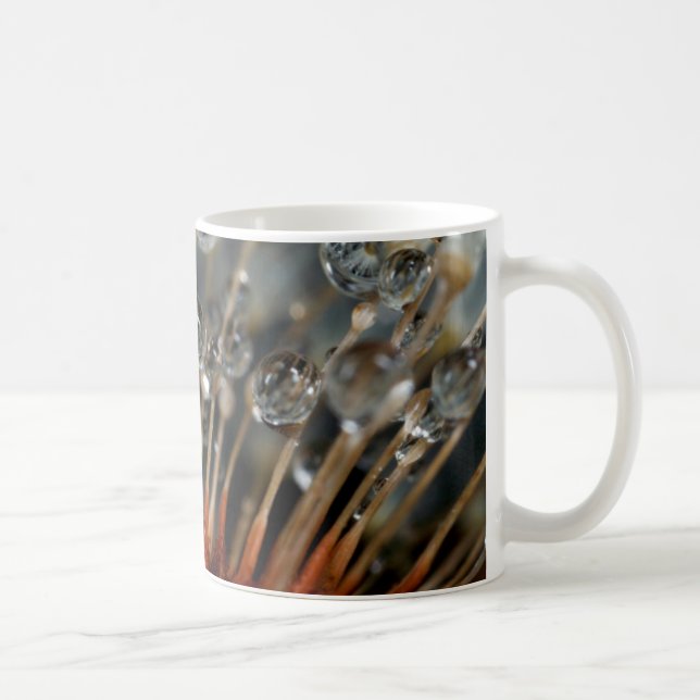 Löwenzahn und Wassertropfen, CA Tasse (Rechts)