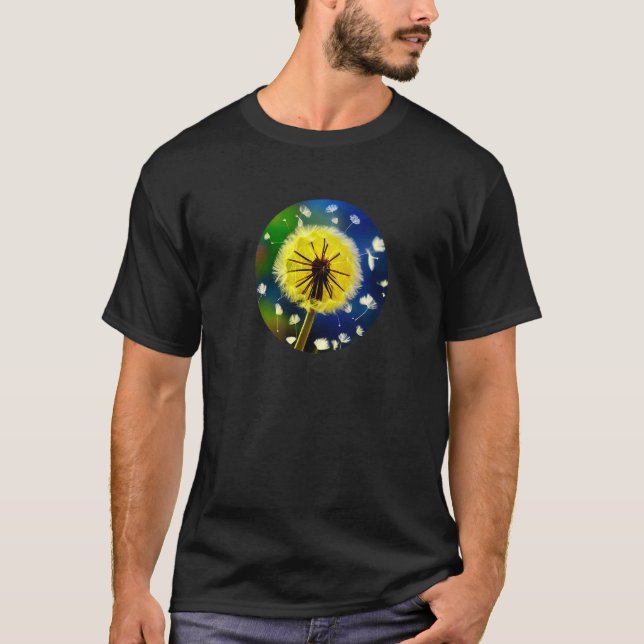Löwenzahn Wildblumengarten Blumen Symbol der Hoffn T-Shirt (Vorderseite)
