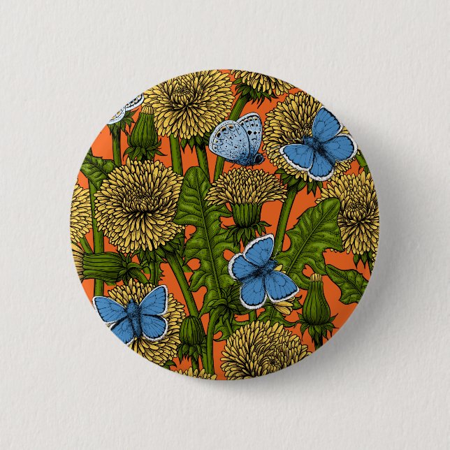 Löwenzahnwiese Button (Vorderseite)