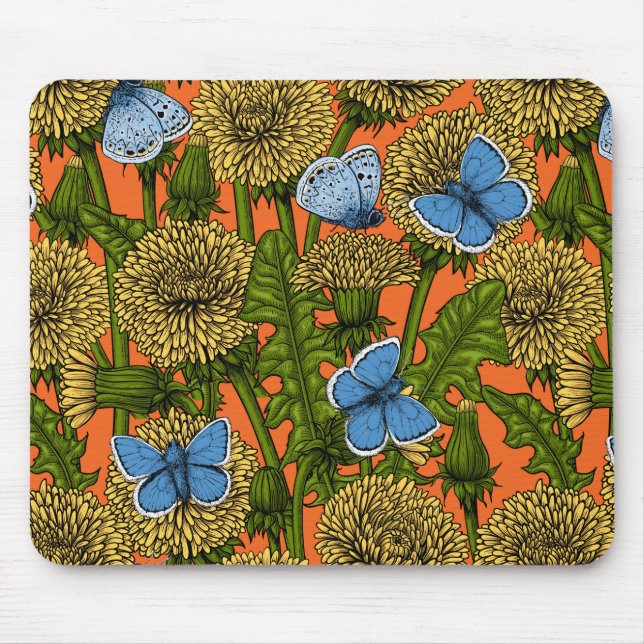 Löwenzahnwiese Mousepad (Vorne)
