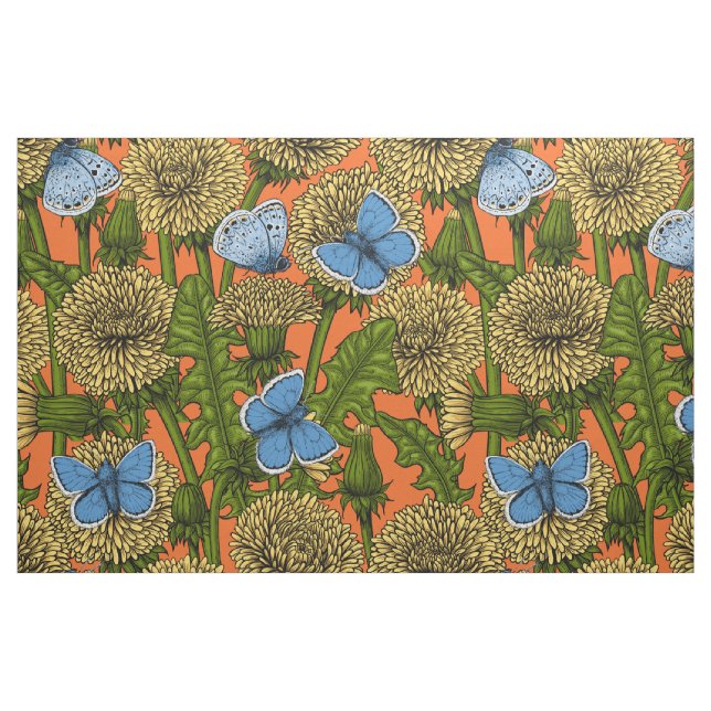 Löwenzahnwiese Stoff (Fat Quarter (45,7 x 55,9 cm))