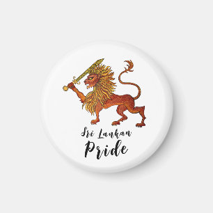 Löwenzettel in Sri Lanka Magnet
