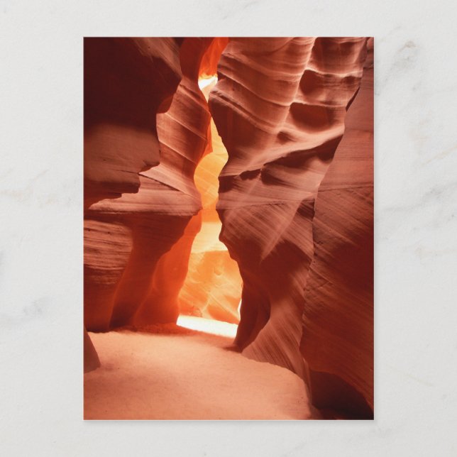 Lower Antelope Canyon phantastische Schönheit Postkarte (Vorderseite)