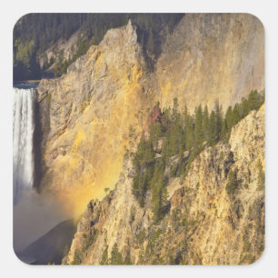 Lower Falls im Grand Canyon des Quadratischer Aufkleber