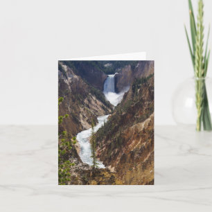Lower Falls Yellowstone Karte