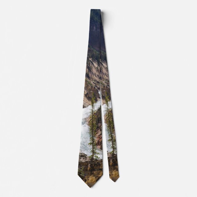 Lower Falls Yellowstone Neck Tie Krawatte (Vorderseite)