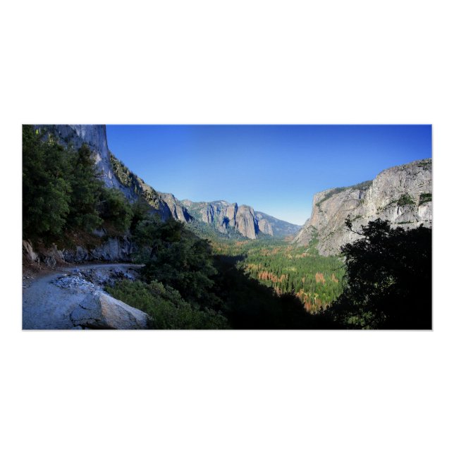 Lower Four Mile Trail - Yosemite Valley Poster (Vorderseite)